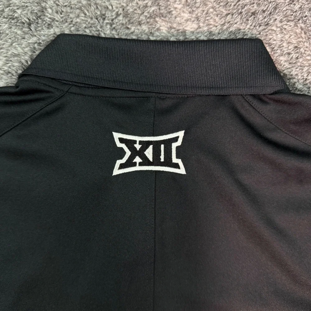 Texas Longhorns Nike Golf Mens Big 12 Dri-FIT Polo Shirt Performance Black Large